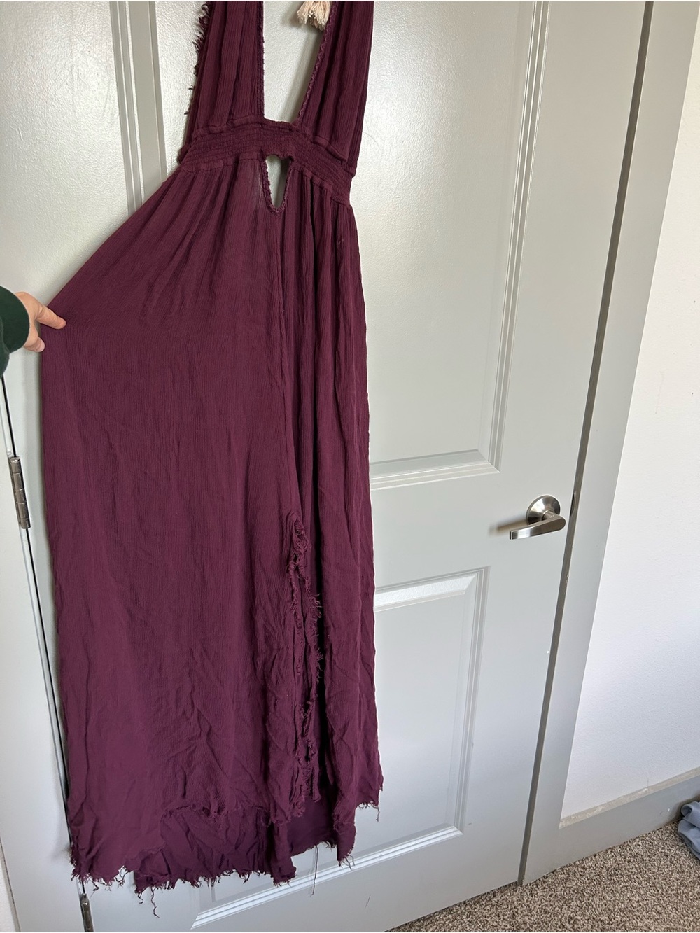 Free People Look Into the Sun Halter Maxi Dress - Rose Plum - Picture 4 of 11